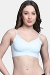 PrettyCat Lightly Padded Non Wired Sexy Bralette For Women - Light Blue — thumbnail 1